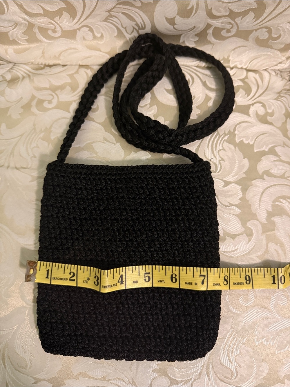 The Sak Black  Crossbody with Interior Logo Plate